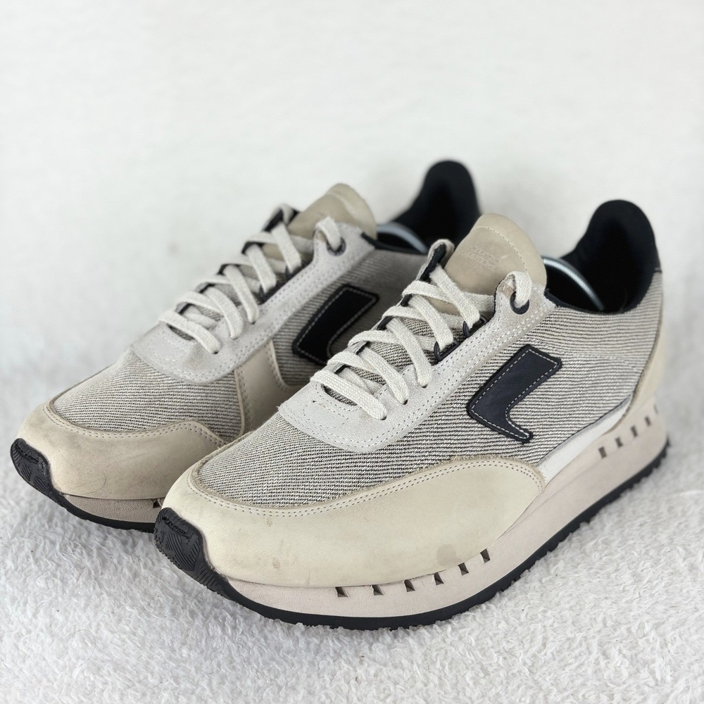SAS 7eventy6ix-X Lace Up Sneakers Beige Women's 10W Shoes Leather Comfort USA